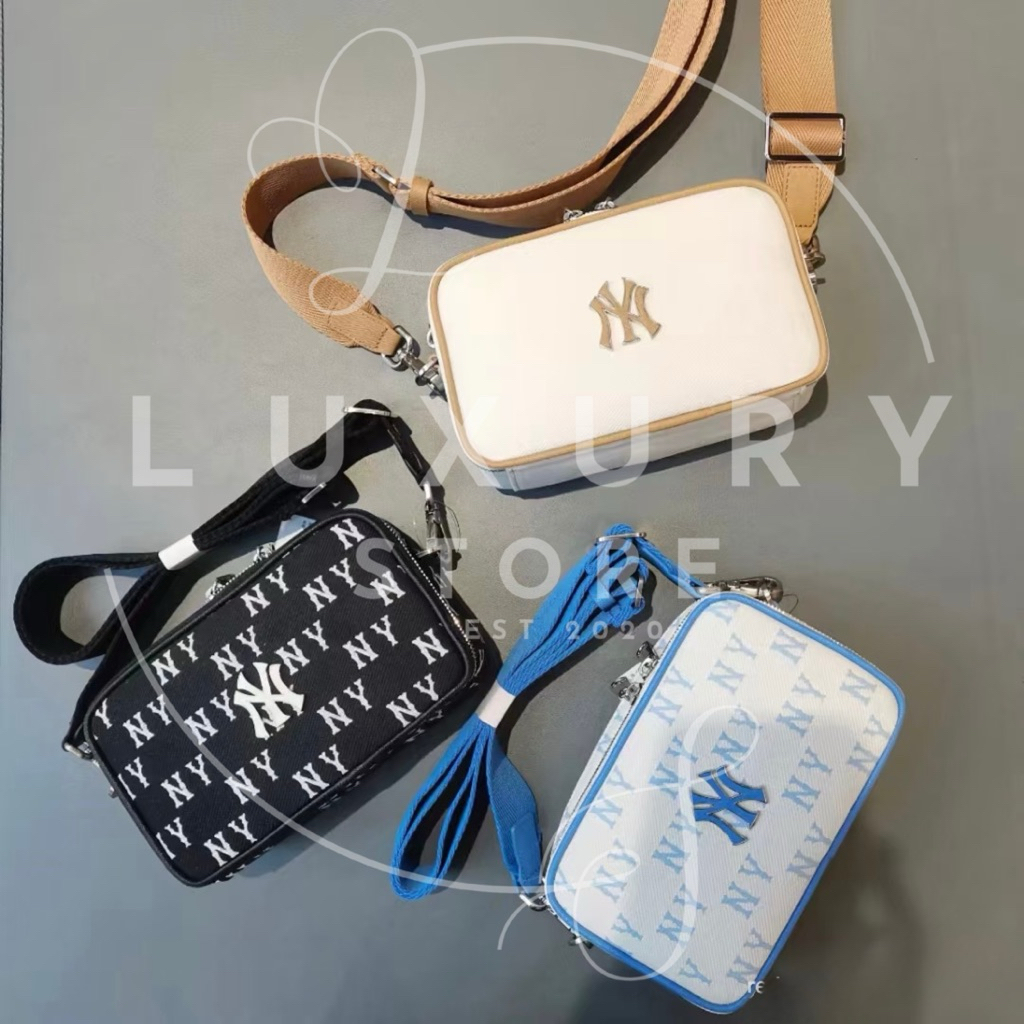 LUXURY STORE 015 TAS MLB NEW MONO JACQUARD MINI Tas Selempang Pria CROSS BAG