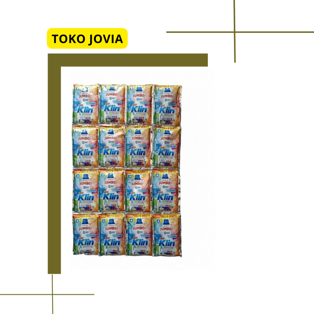 Soklin Liquid Detergent Cair Sachet 40 ML