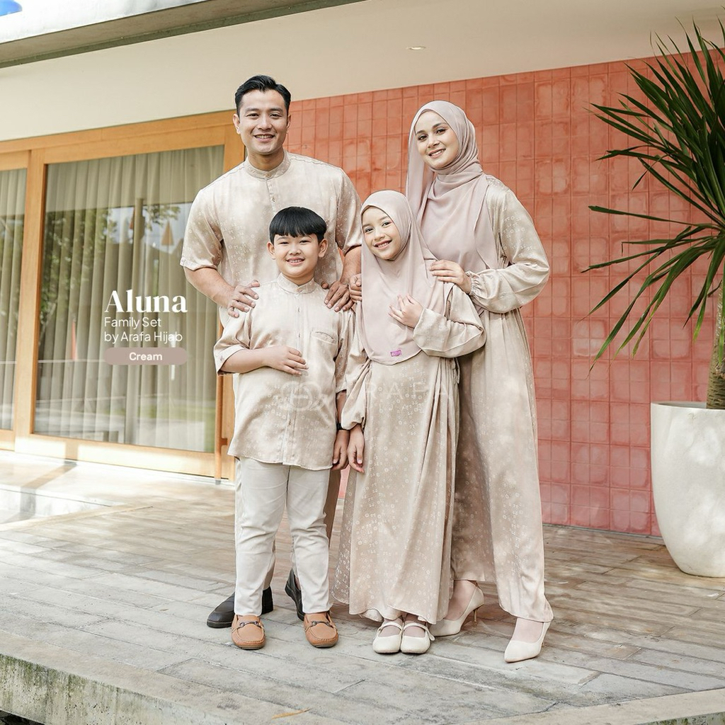 Koko Anak Aluna Family set By Arafa Hijab