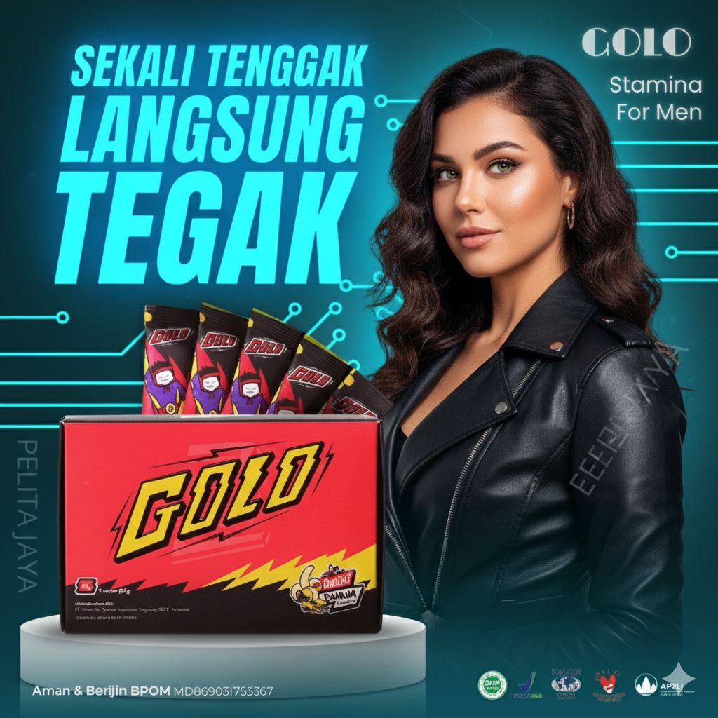 GOLO Ginseng Stamina Pria Mister Golo Ginseng Original Botanical Drink