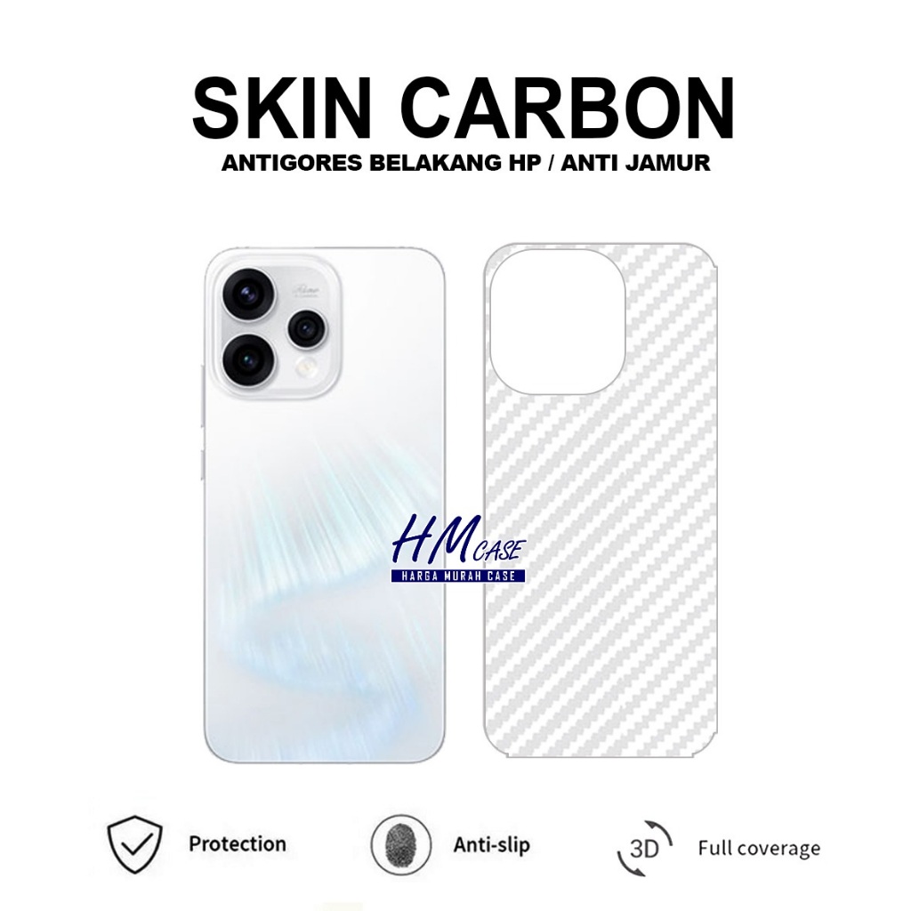 Oppo Reno 15 5G Oppo Reno 15 Pro Oppo Reno 15F Skin Carbon 3D Antigores Skin Oppo Reno 15 5G Oppo Re