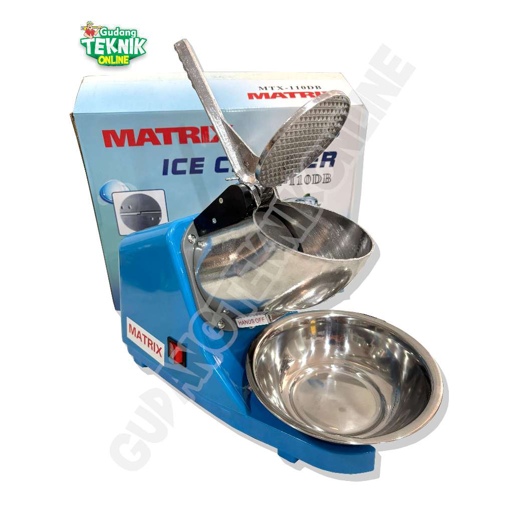 MATRIX Mesin Es Serut Listrik MATRIX MTX-110DB 2 Mata Pisau 300W / Mesin Giling Gilingan Serutan Pen