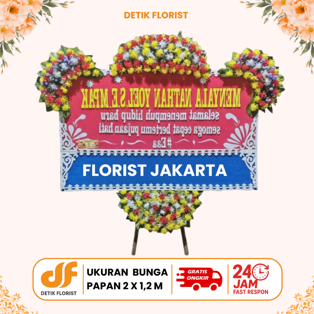 Karangan Bunga Papan Duka Cita & Selamat | Order Mudah, Respon Cepat