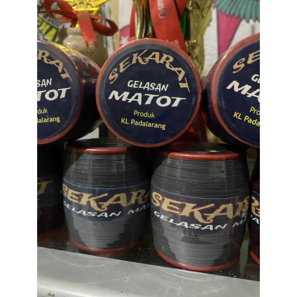 benang Gelasan matot merk sekarat