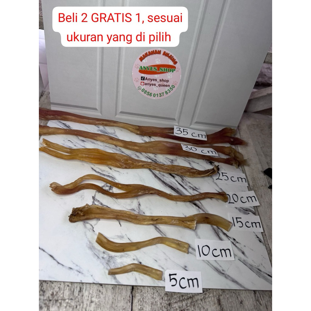 otot kaki sapi kering/Urat sapi/Urat kaki sapi/ Premium tendon stick/dog food otot sapi kering/air d