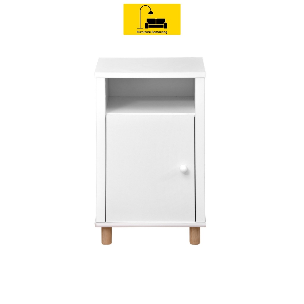 Nakas Minimalis Modern Meja Samping Tempat Tidur - 001 FS