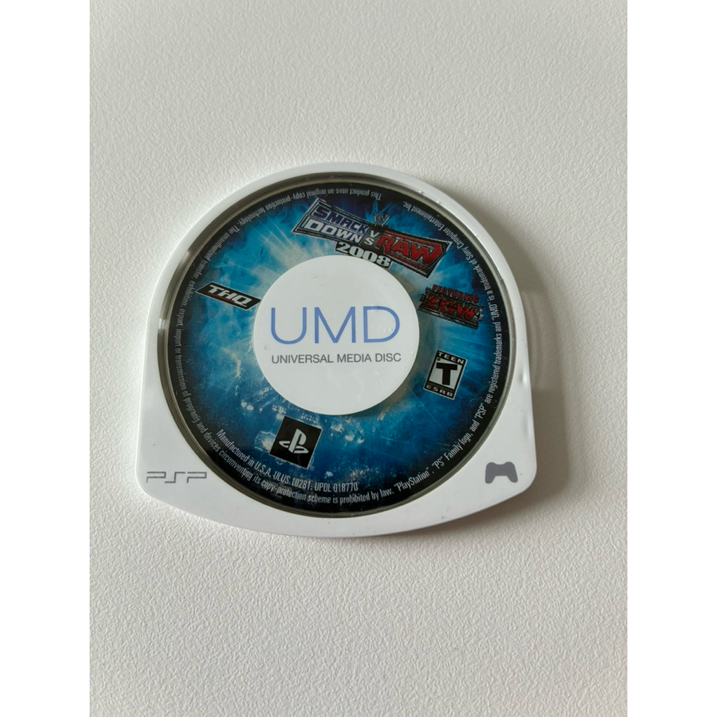 Smackdown vs Raw 2008 - Game - PSP UMD *BEKAS*