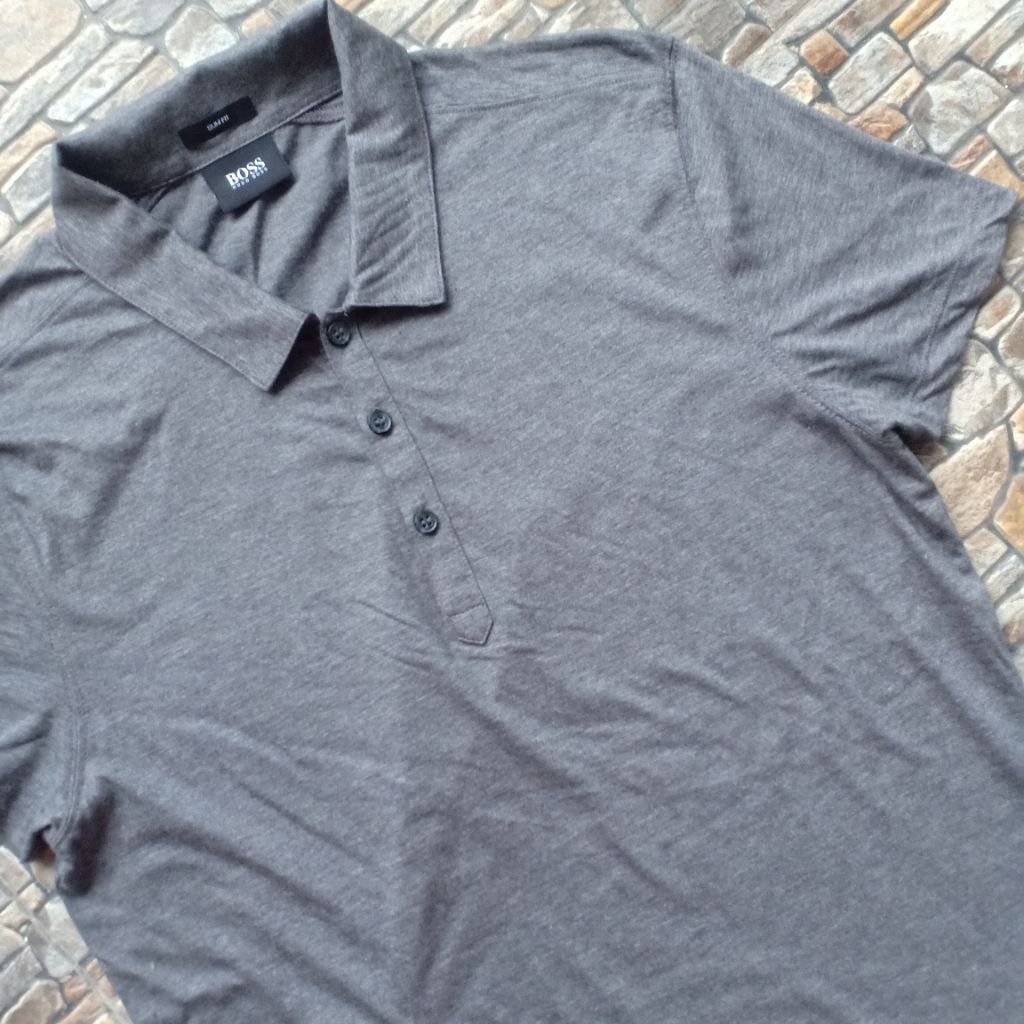 kaos Jersey kerah Polo branded original preloved, Jersey Golf pria