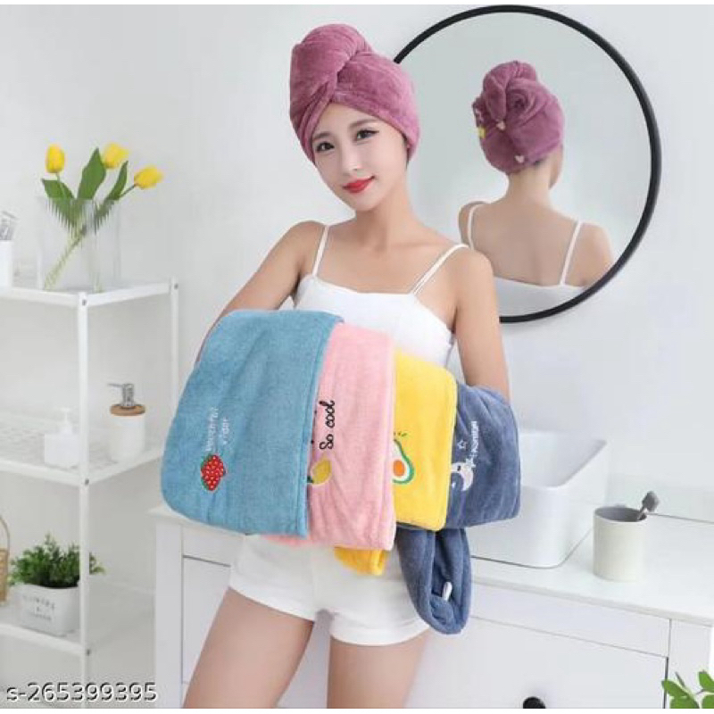 [SDW] pekanbaru/Handuk Keramas Pengering Rambut Wanita Cepat Kering Fashion Anduk Kepala Magic Towel