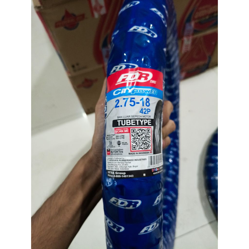 BAN LUAR FDR CITYPOWER 18-275 TUBETYPE