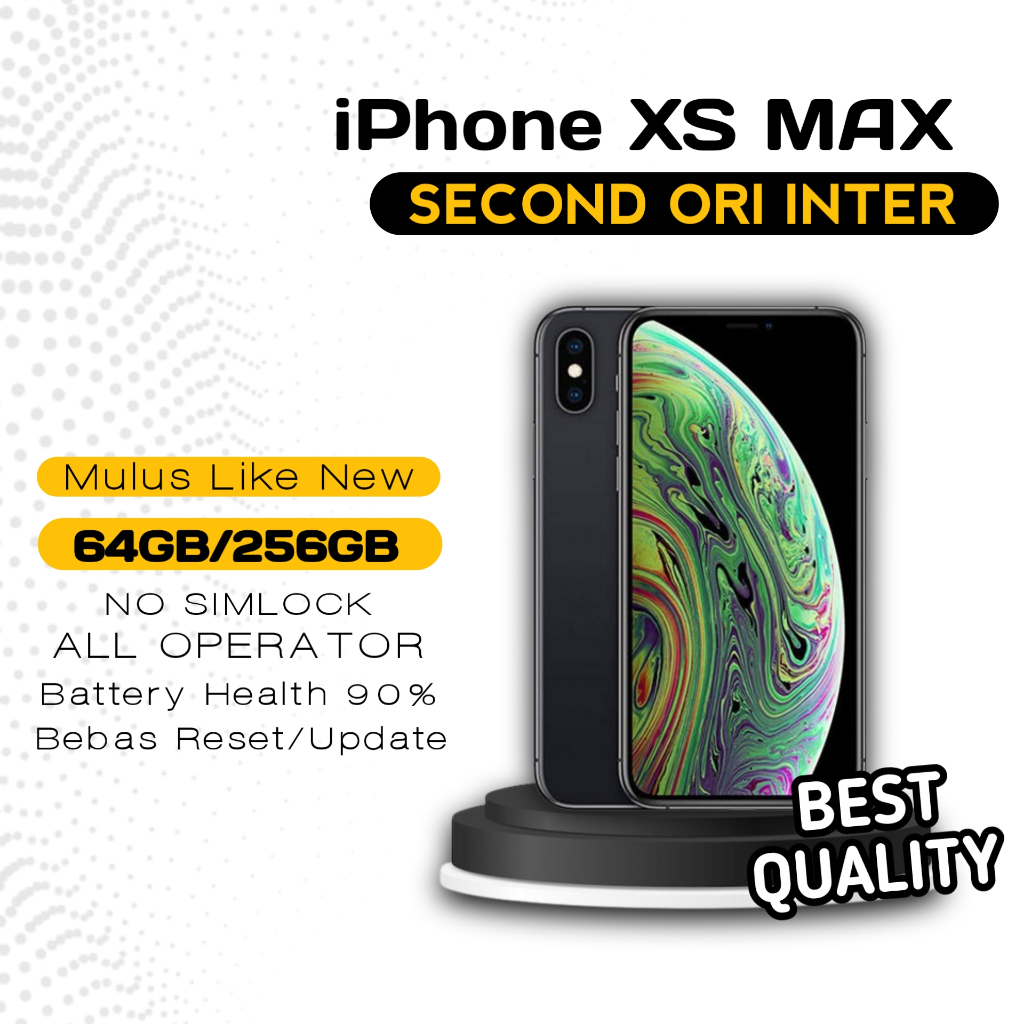 IP XS MAX 512/256GB/64GB SECOND INTER MULUS FULLSET