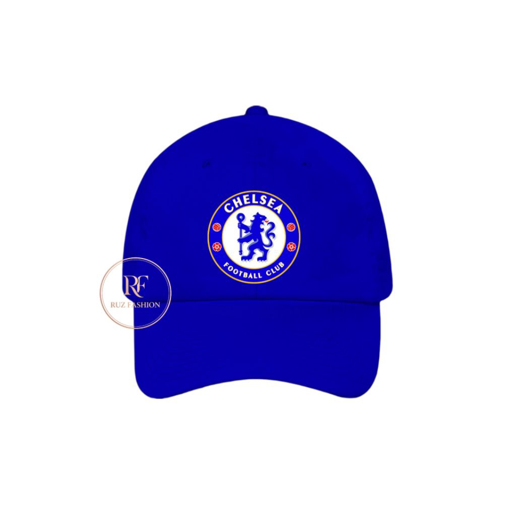 Topi baseball anak sablon logo klub bola Chelsea