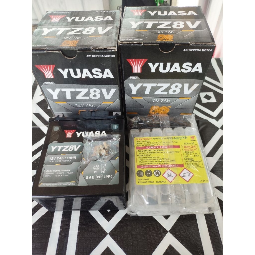 Aki Yuasa Ytz8v Piaggio Vespa Matic