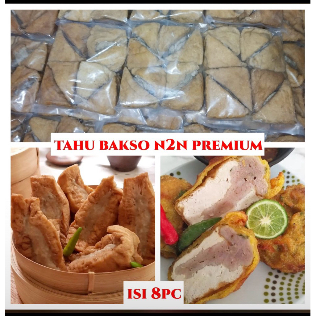 8 Pcs Tahu Bakso ori  n2n- Praktis untuk Camilan Sehari-hari