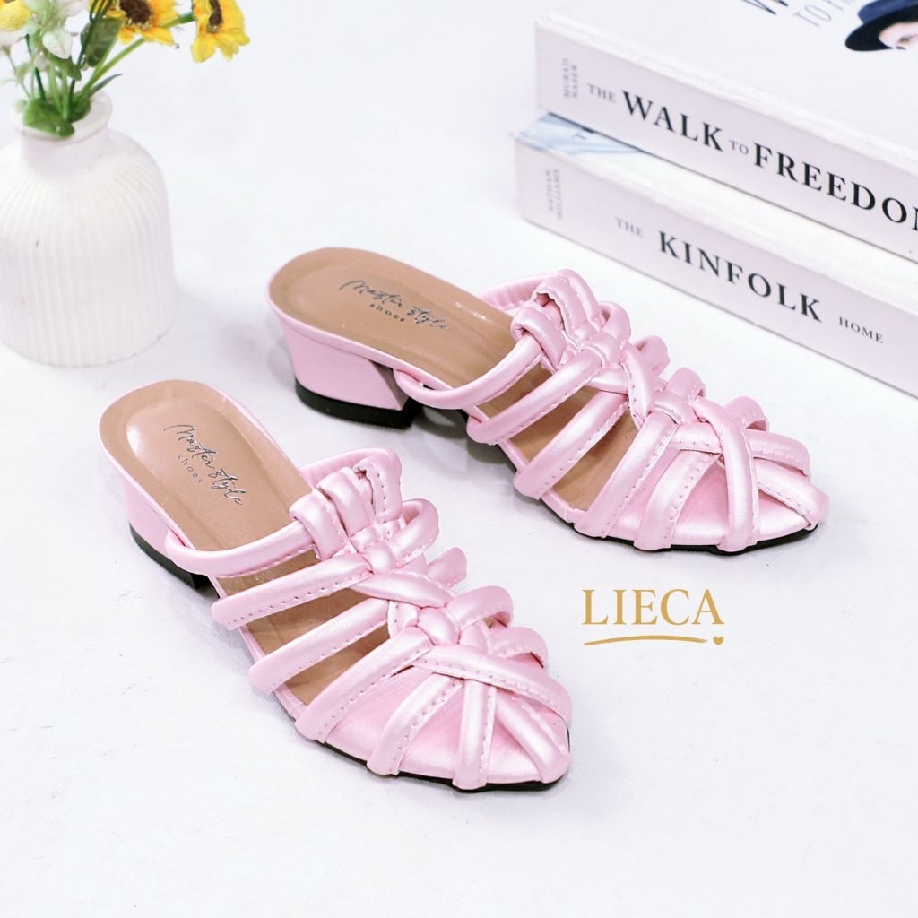 LIECA - RM01 {Size 31/35} Sandal Selop Anak Perempuan Tanggung / Heels Fashion Anak Anti Slip