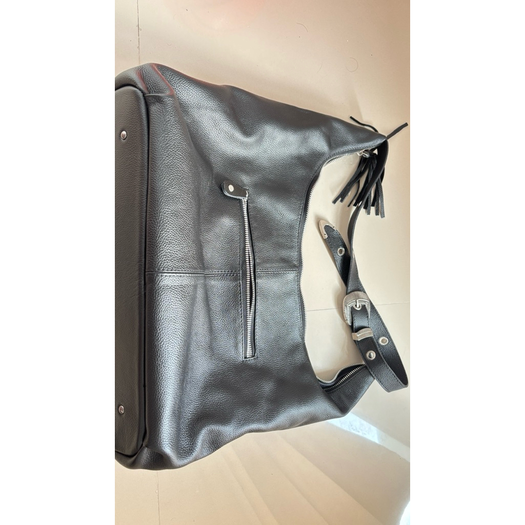 PRELOVED Tas kulit asli garut - tas kulit hobo