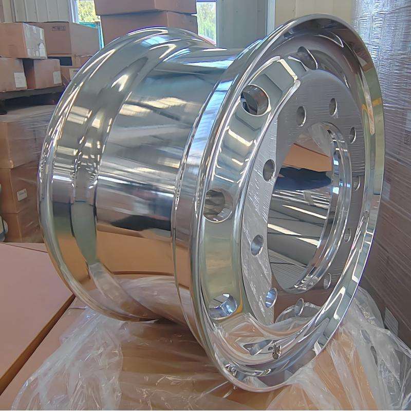 Factory Wholesale New Customized Howo Semi Trailer Truck Wheel Aluminum Rim 22.5 X 8.25 Replacement 