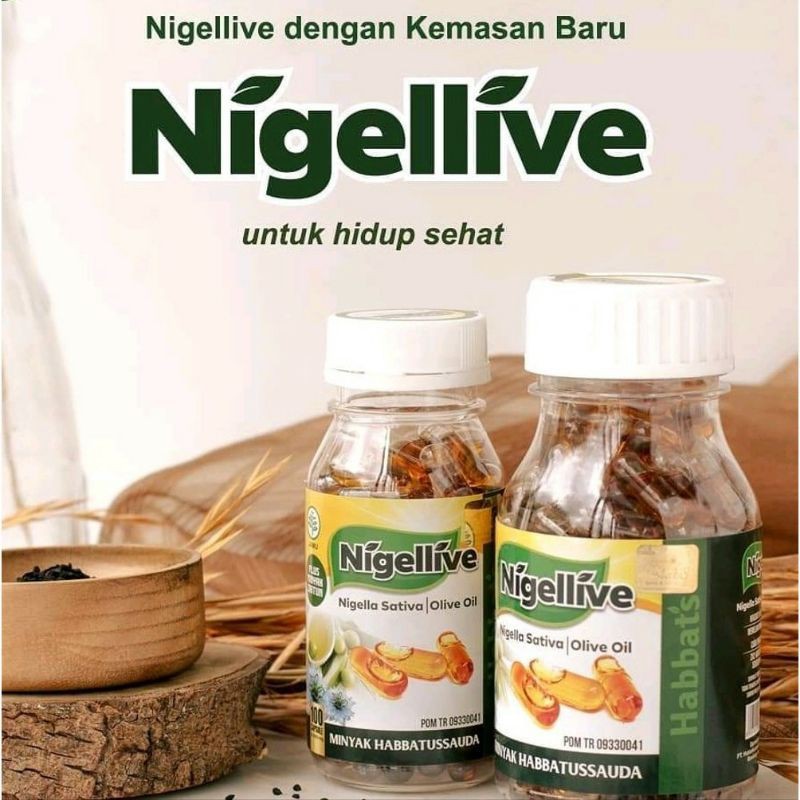 Nigellive | Minyak Habbatussauda Plus Minyak Zaitun