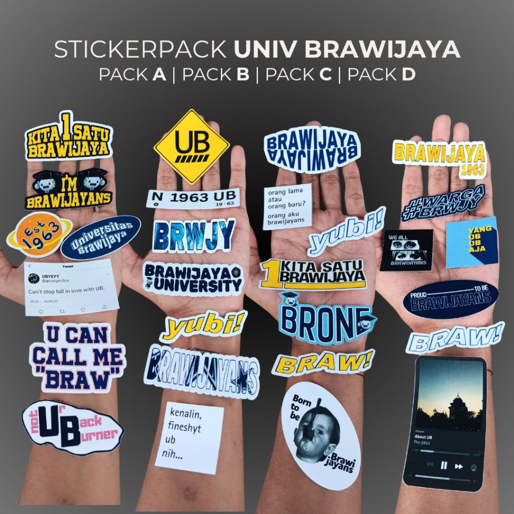 Stickerpack Universitas Brawijaya (UB)