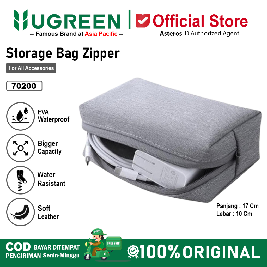UGREEN Storage Bag Large Capacity Dompet Travel Portable Bag 70200