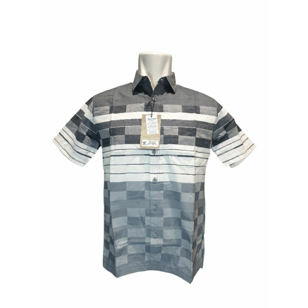 CRESSIDA kemeja pria lengan pendek original