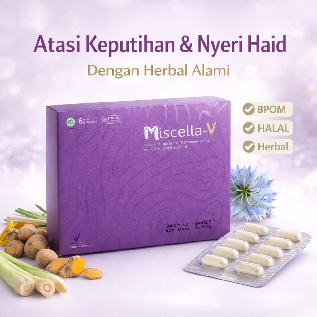 Miscella V-Miscella G Mengatasi Keputihan dan Melancarkan Haid