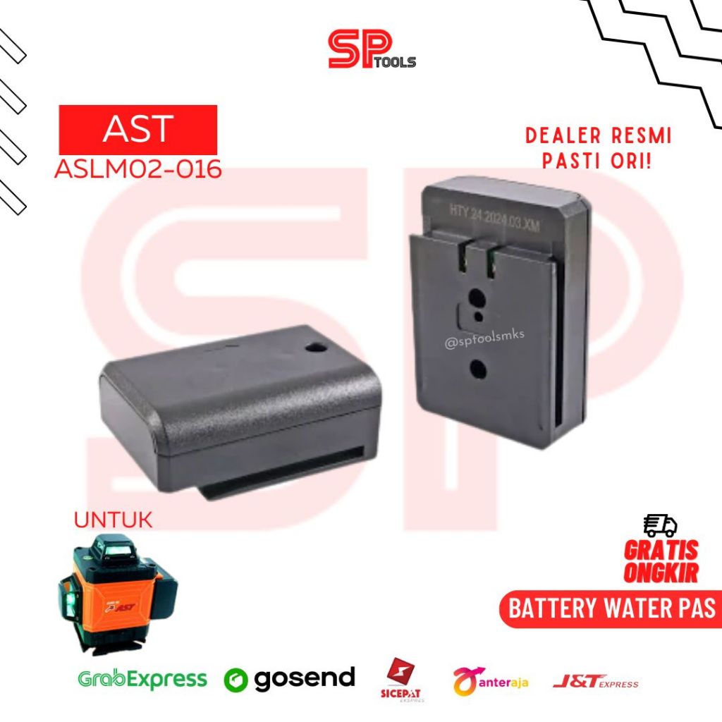BATTERY / BATERAI / BATERY WATERPASS / WATER PASS LASER 16 LINE AST ASLM02-016
