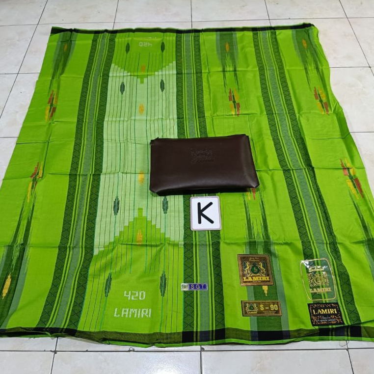 Sarung LAMIRI SGT Sutra 50% Tenun Jahit Tengah | COD