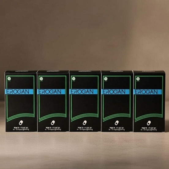 (5 BOX) EROGAN SUPLEMEN OBAT KUAT 100% ORIGINAL