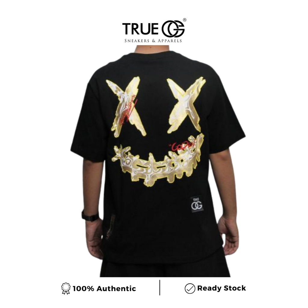 RIC Ricky is Clown Hot-stamping Joker Smiley T-shirt RickyIsClown Authentic