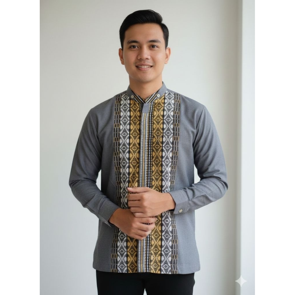 Baju Koko Pria Bahan Adem Lembut
