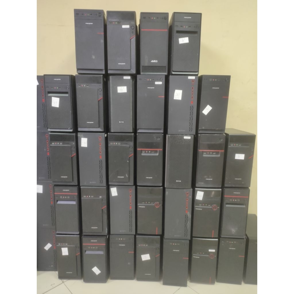 Casing PC plus power supply rakitan seken cpu case psu