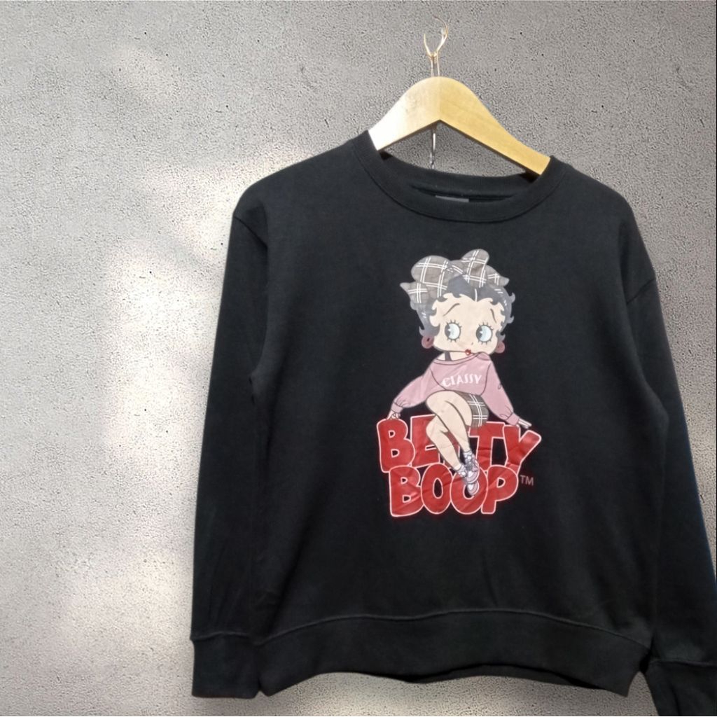 Crewneck Betty Boop Official Tag