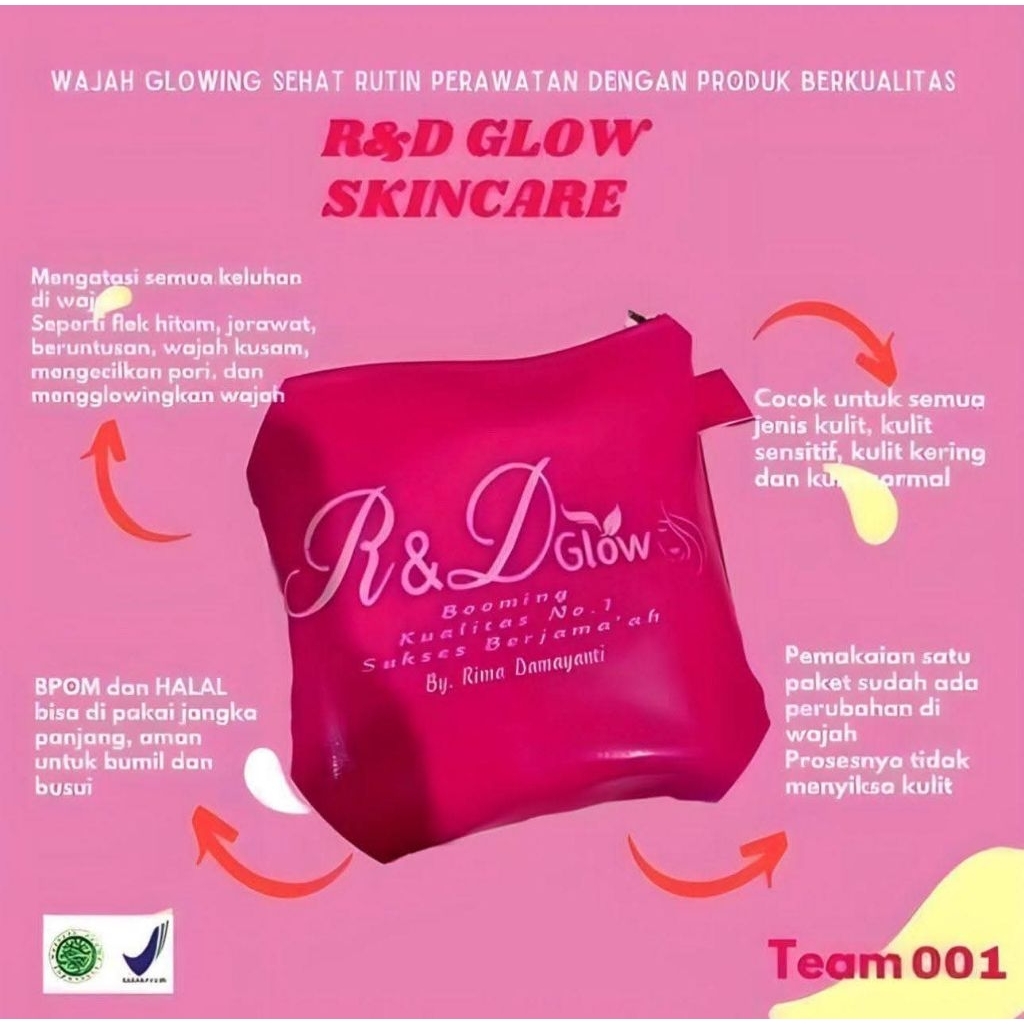 R&D GLOW SKINCARE ORIGINAL 1PAKET