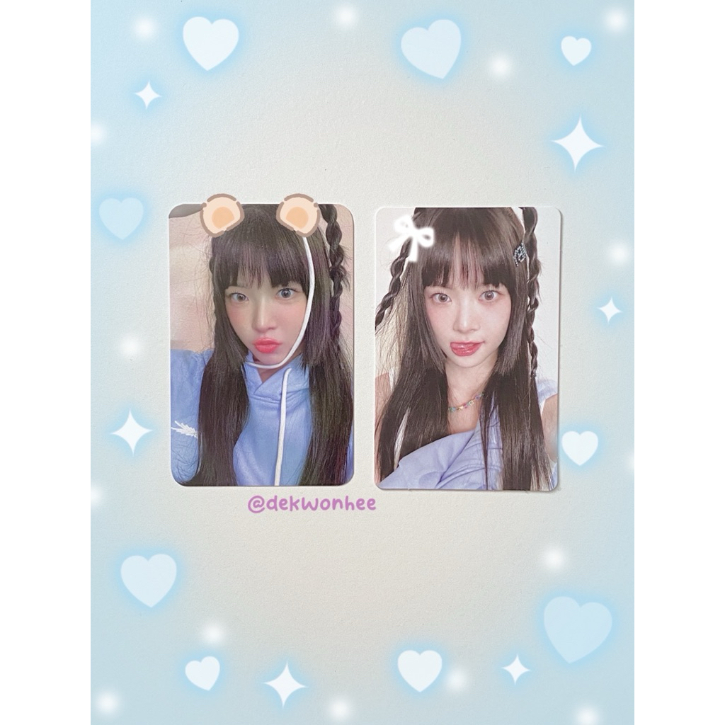 wts photocard official eunchae le sserafim pob joeun music weverse wv qr card eunchae melet kepang b
