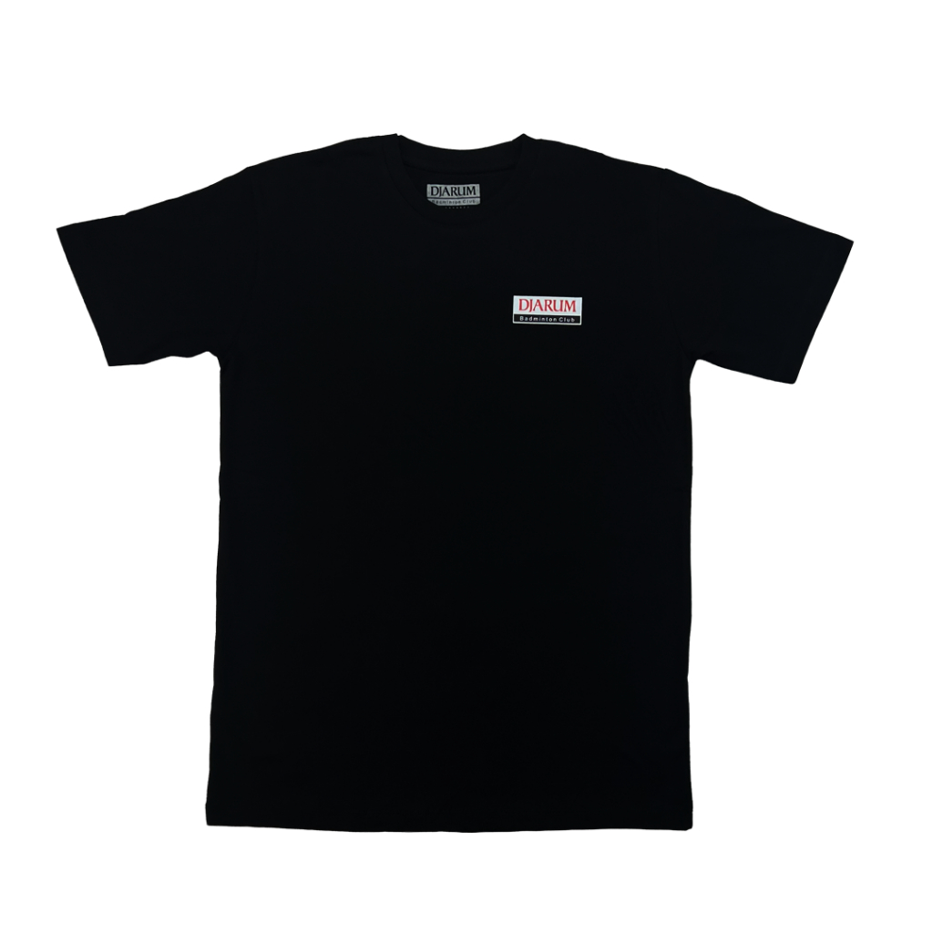 Kaos PB Djarum Badminton Club Hitam – T-Shirt Badminton Minimalis