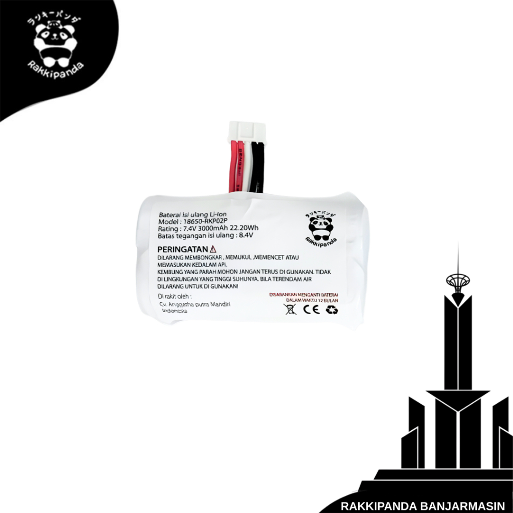 Baterai Rakkipanda Mesin Ingenico Apos A8