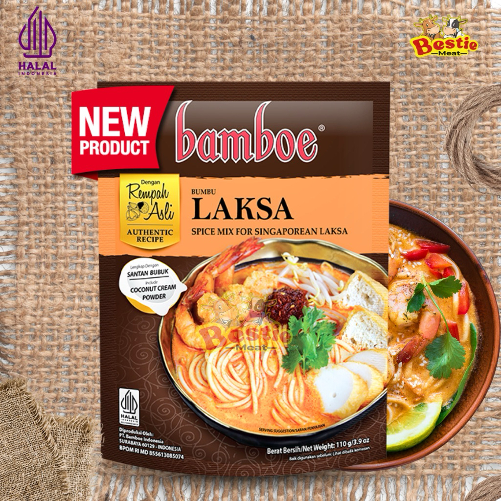 Bamboe Laksa Singapore Bumbu Instan Laksa