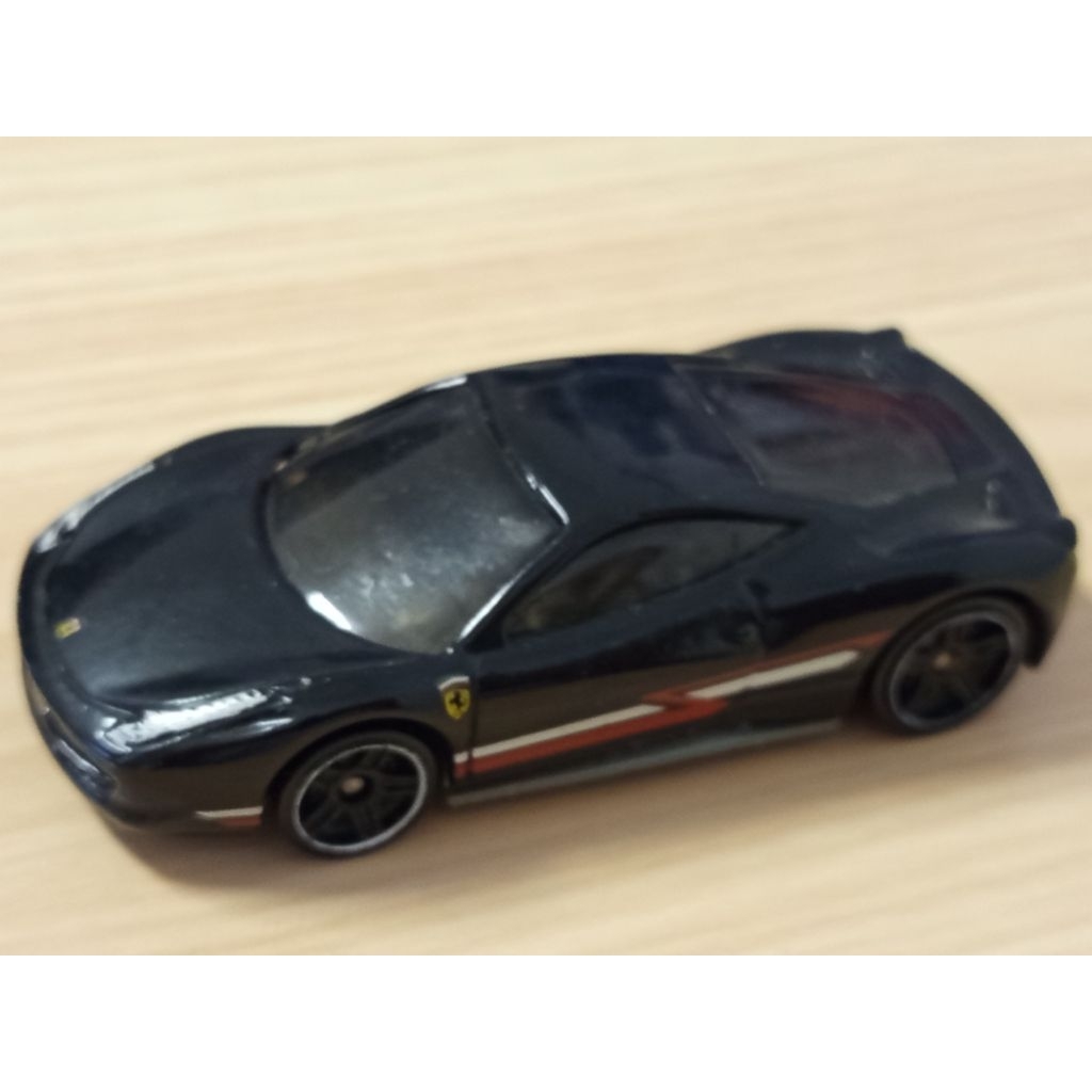 Hotwheels Ferrari 458 Italia Black
