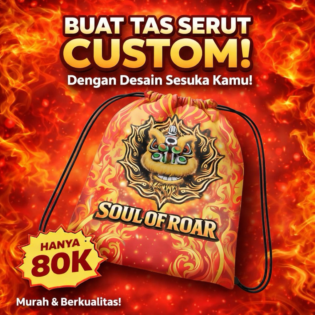 TAS SERUT CUSTOM FULL PRINTING