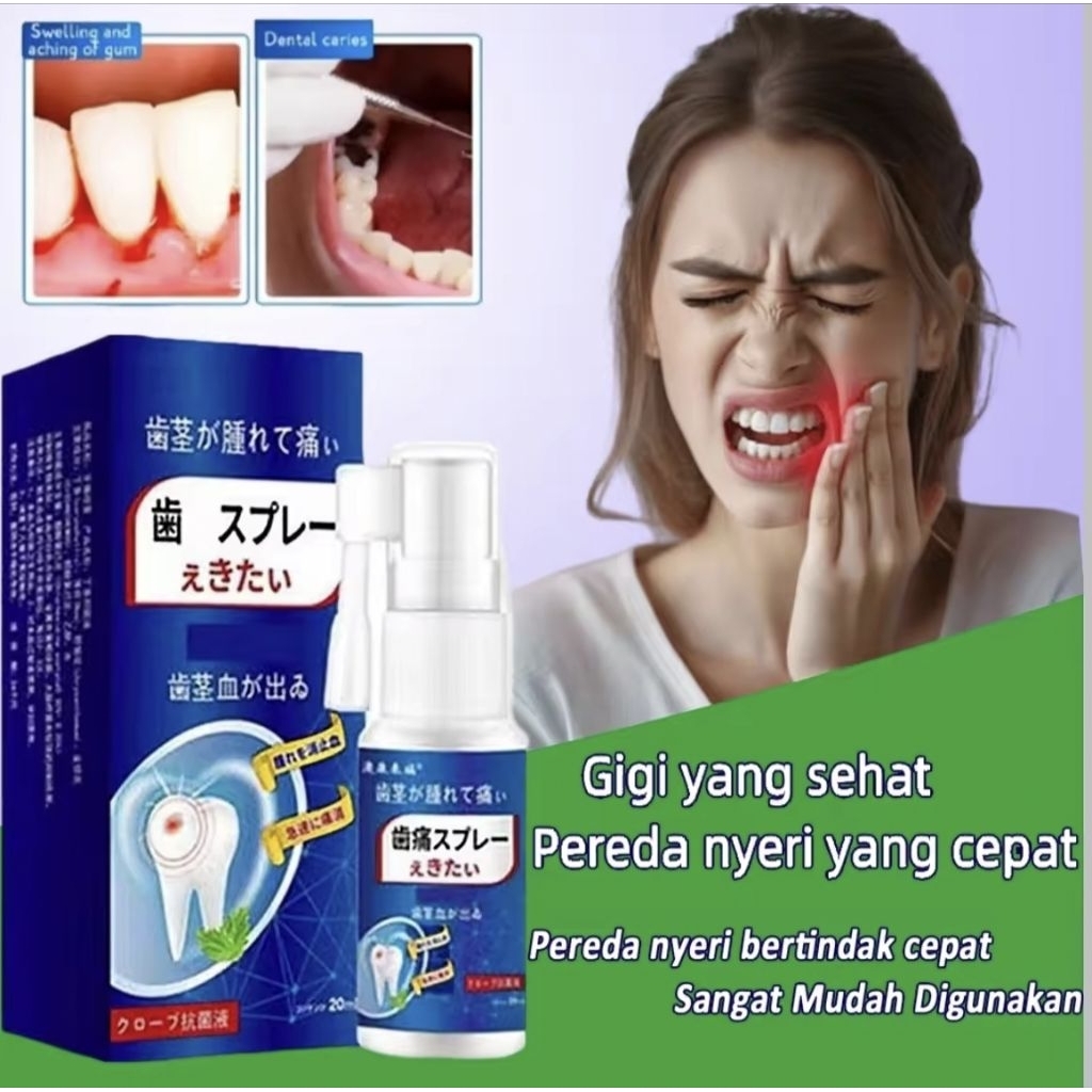 Japan Semprotan Penghilang Sakit Gigi ObatSakit Gigi Berlubang Toothache Spray PalingAmpuh  Ngilu Ny