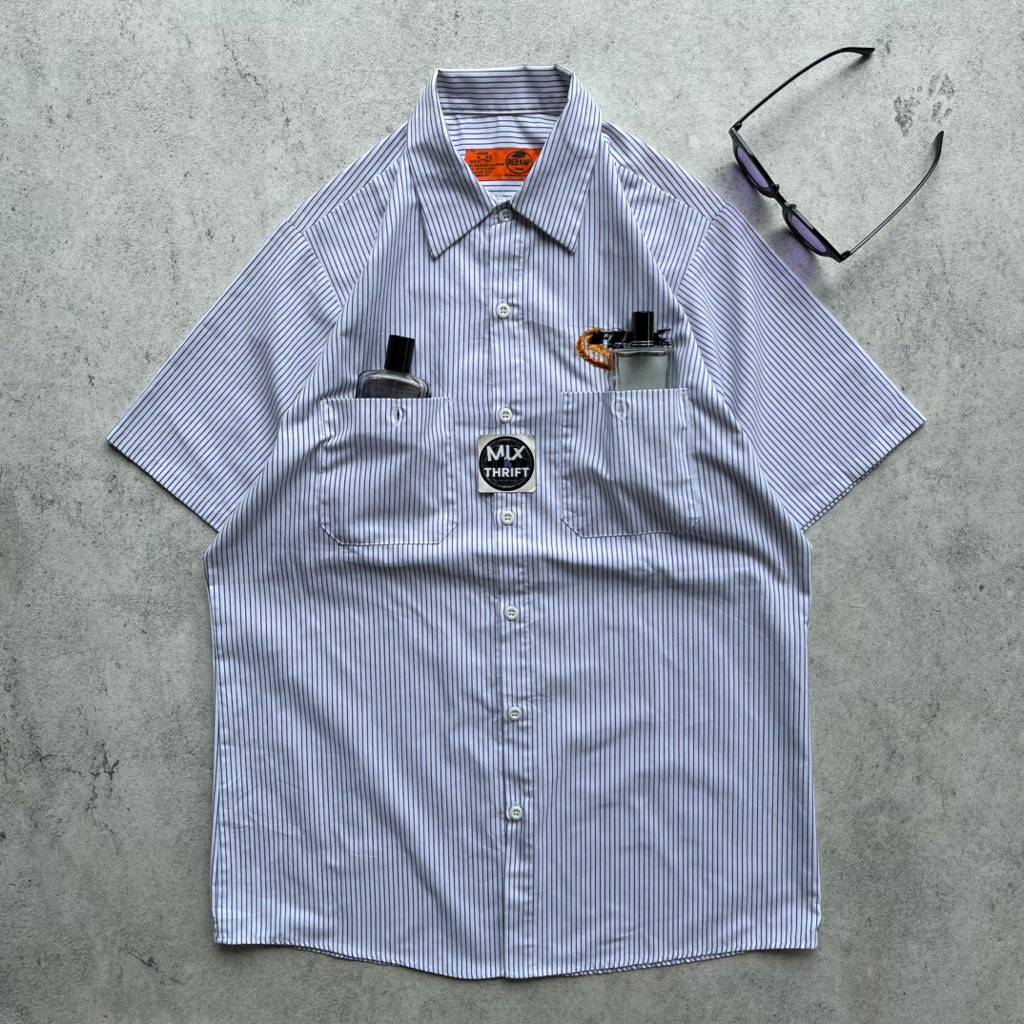 Redkap stripe shirt | work shirt redkap salur | workshirt redkap