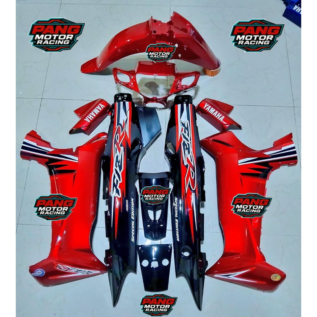 Body Set Fiz r Merah Hitam SE Spesial Edition Custom Body Fulset Fiz r Merah Hitam SE