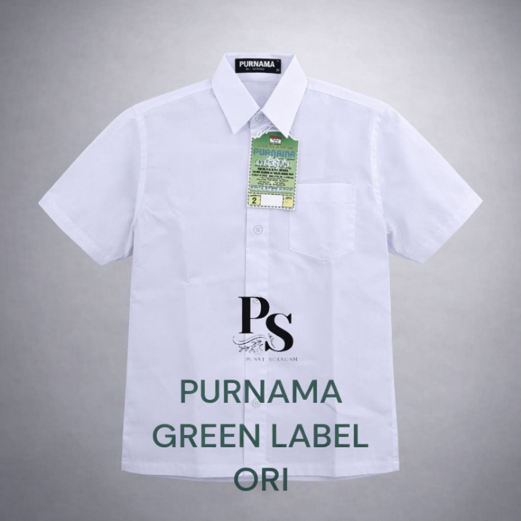 pusat seragam |SERAGAM SEKOLAH | SERAGAM PURNAMA | PURNAMA GREEN LABEL |KEMEJA PUTIH PURNAMA | HEM P