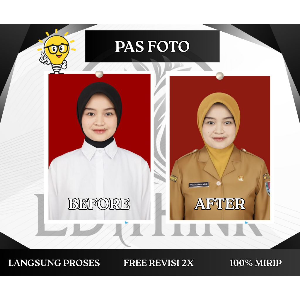 JASA EDIT PAS FOTO PHOTOSHOP I LANGSUNG JADI