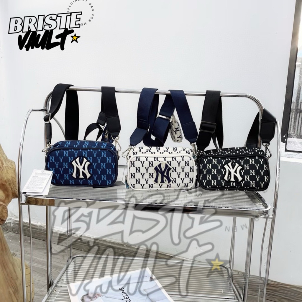 BRISTE VAULT Tas Mlb Monogram Jacquard Mini Crossbody Bag
