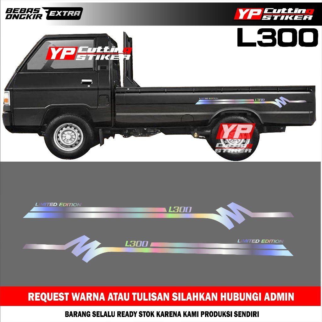 Sticker mobil pickup l300 granmax carry dll stiker bak mobil l300 keren edition tahan lama