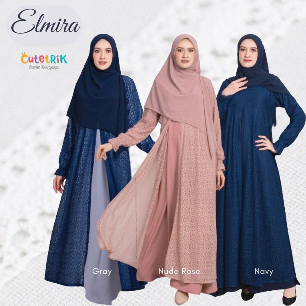 TERBARU GAMIS BRUKAT DEWASA/ GAMIS LEBARAN/ GAMIS DEWASA CUTETRIK