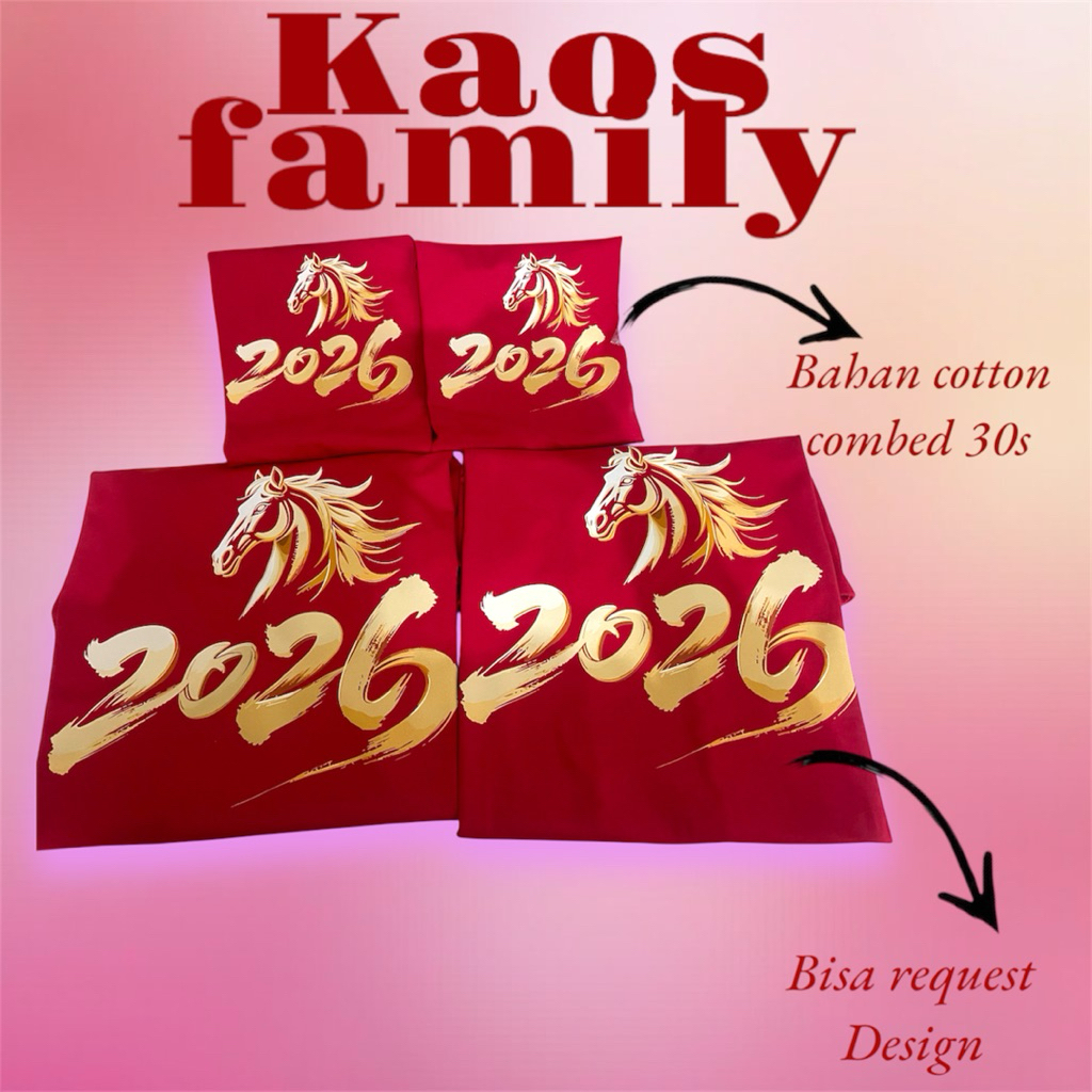 BAJU KAOS KELUARGA | KAOS CUSTOM FAMILY CUSTOM ULANG TAHUN | KAOS CUSTOM FAMILY ,CUSTOM BIRTHDAY DLL
