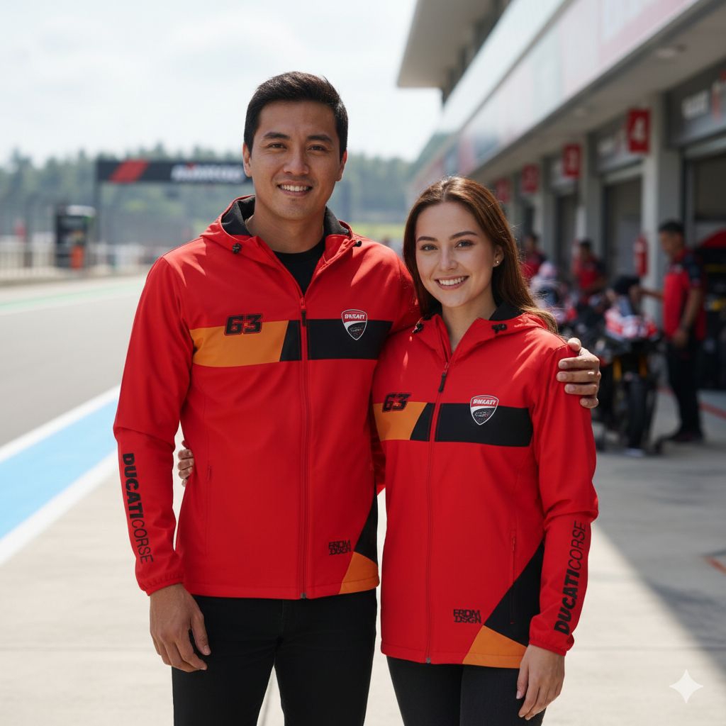 JAKET DUCATI CORSE WATERPROOF